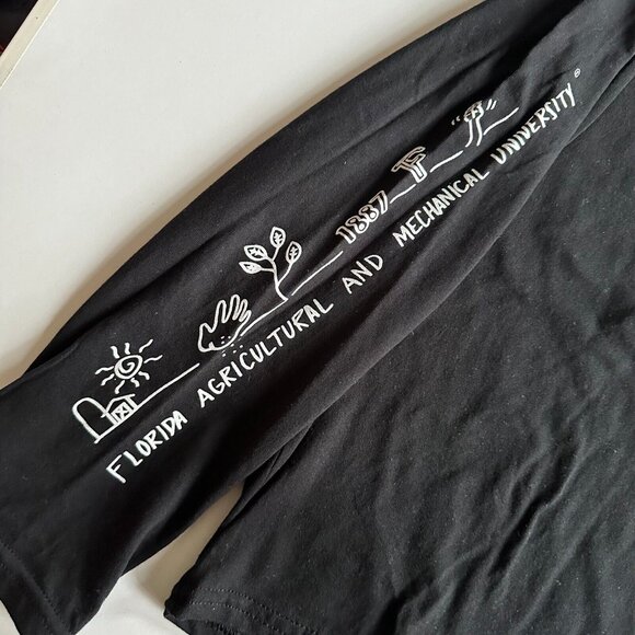 FAMU Rattlers Black Limited Edition LS T-Shirt by Bleacher Report - Men's Large - Picture 2 of 5